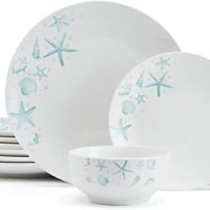 Studio Nova Tahiti Coastal 12 Piece Dinnerware Set,...