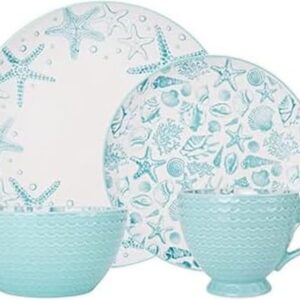 Pfaltzgraff Venice 16-Piece Stoneware Dinnerware Set,...
