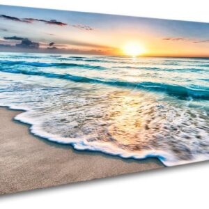 Baisuart S02250 Canvas Prints Wall Art Beach Sunset...