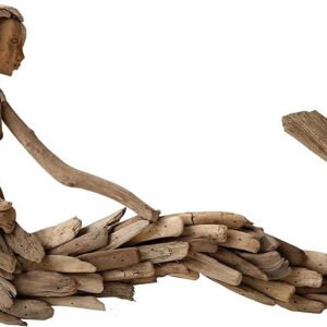 Creative Co-Op Driftwood Mermaid Wall Décor