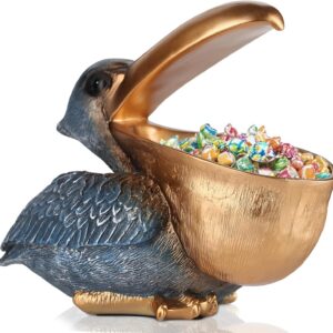 Pelican Key Holder Statues,Fun Animal Hippo Candy...