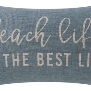 TRENDIN Beach Throw Pillow Covers 20x12 inch Beach Life...