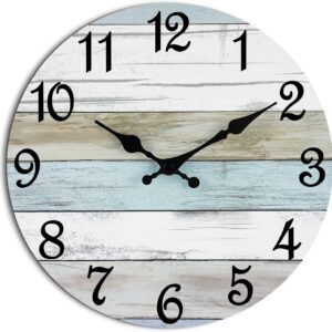 CHYLIN Wall Clock, Silent Non Ticking Battery Operated,...