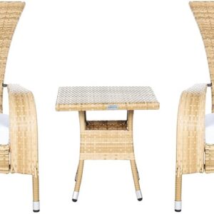 SAFAVIEH Outdoor - Edna 3-Piece Lounge Set - Natural &...