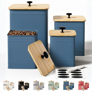 Kitchen Canisters for Countertop Set of 4 with...