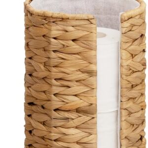 StorageWorks Water Hyacinth Free Standing Toilet Paper...