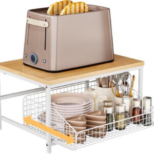 KLM Pull Out Spice Rack Organizer for Cabinet,Rustic...