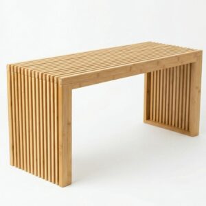 Bamboo Natural 36 inch Wooden Bench, Small Wood Benches...