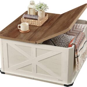 VASAGLE LIRY Collection - Farmhouse Coffee Table with...