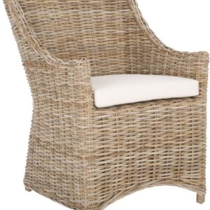 Safavieh Home Collection Ventura Brown and White Washed...