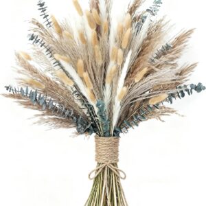 xin's convey 120 PCS Dried Pampas Grass, Dried Flowers,...