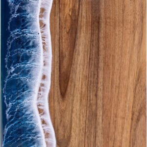Ocean Charcuterie board: Resin Cutting Board, handmade...