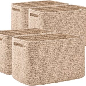 OIAHOMY 4 Pack Storage Baskets for Organizing, Cube...