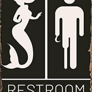 Nautical Restroom Sign - Pirate and Mermaid Themed Decor...