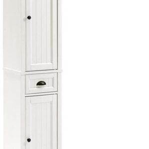 Crosley Furniture Seaside Tall Linen Storage Cabinet and...