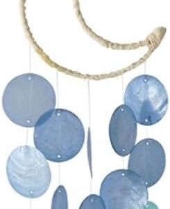 Wind Chimes for Outside,Handcrafted Capiz Shells Wind...