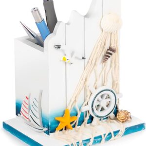 Pen Holder - Sailing Themed Pencil Organizers Wooden...