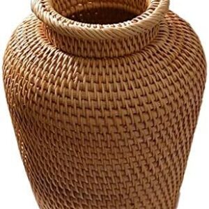Autumn Rattan Woven Vase Art Vase Fashion Tabletop...