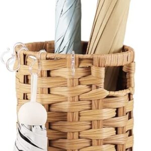 Rattan Umbrella Stand, Umbrella Holder for Entryway,...