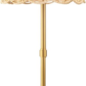 20.5'' Tall Cordless Boho Rattan Table lamp, 5200-mAh...