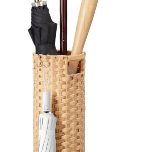 Lounsweer 20.8" H Extra Tall Rattan Umbrella Stand, Hand...