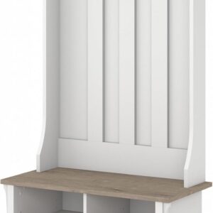 Bush Home Salinas Hall Tree with Shoe Storage Bench in...