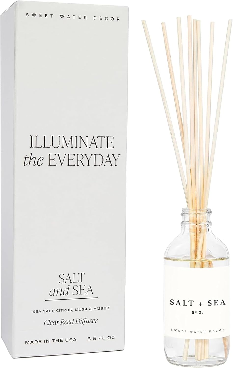 Sweet Water Decor Salt & Sea Reed Diffuser Set - Sea... Sweet Water Decor Salt & Sea Reed Diffuser Set - Sea...
