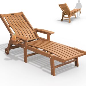 THOEOE Patio Chaise Lounge Chair, Oversized Lounge Chair...