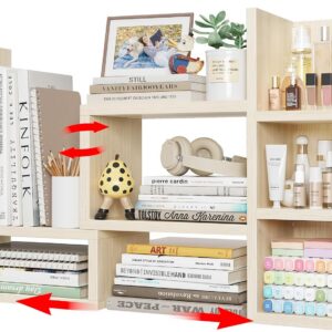 NUTIKAS Desk Shelves Desktop Organizer Shlef - Natural...