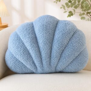 CANGHI Shell Pillow Seashell Decorative, Blue, 13x10...