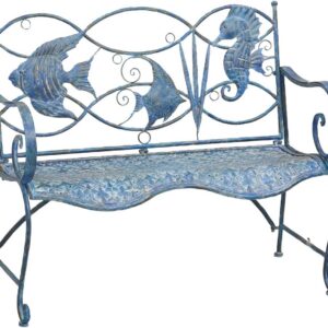 Cape Craftsmen Evergreen Weatherproof Blue Fish Coastal...