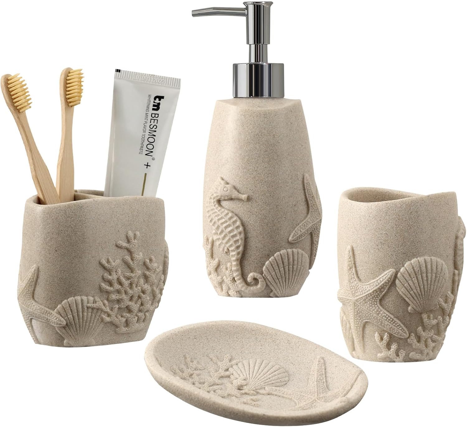 Bathroom Accessories Set, 4 PCS Bathroom Accessory Sets... Bathroom Accessories Set, 4 PCS Bathroom Accessory Sets...