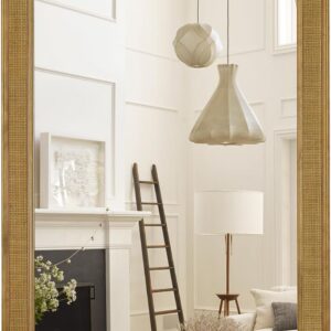 WallBeyond Rattan Wall Mirror Rectangle, 30 X 48 inch...