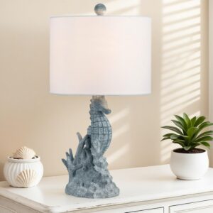 Crestview Collection 21" Coastal Resin Seahorse Table...