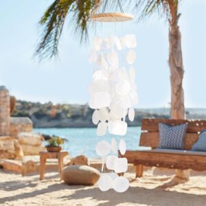 MUMTOP Shell Wind Chimes for Outside Clearance, Tropical...