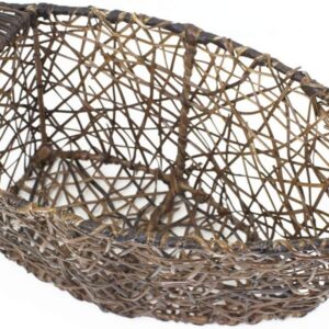 Boat Skiff Decorative Wicker Basket 5.75" x 12.5"