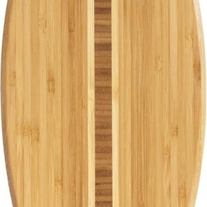 Totally Bamboo Lil Surfer Small Surfboard Cutting Board...