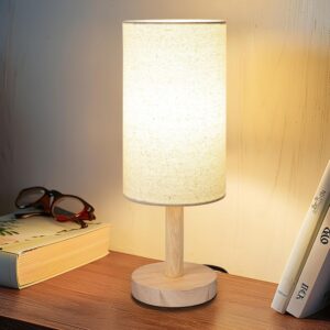 LALISU Small Table Lamp for Bedroom, Nightstand Lamp...