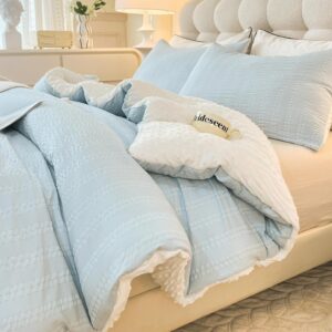 tohrisa Boho Comforter Set Full Size Striped Pleats...