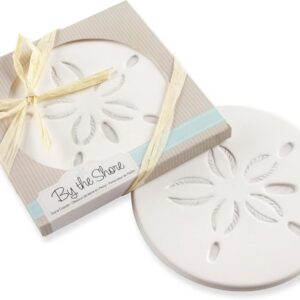 Kate Aspen By The Shore Sand Dollar Coaster – Coastal...
