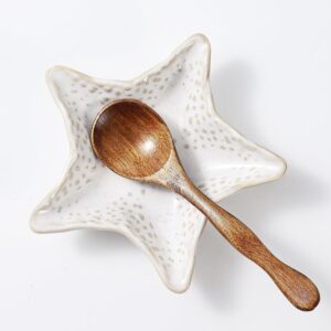 Ceramic Coffee Spoon Rest, Cute Starfish Shaped Small...