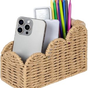 CubesLand Bedside Table Desk Organizer Caddy, Remote...