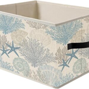 Coastal Beach Storage Bins, Beach House Decor, Coastal...