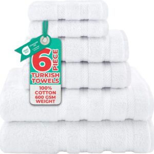 American Soft Linen 100% Cotton Luxury Turkish Towels, 6...