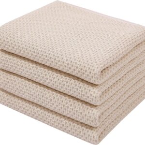 Homaxy 100% Cotton Waffle Weave Kitchen Dish Towels...