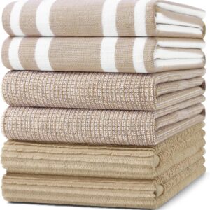 Homaxy Premium Kitchen Towels(18”x 28”, 6 Pack),...