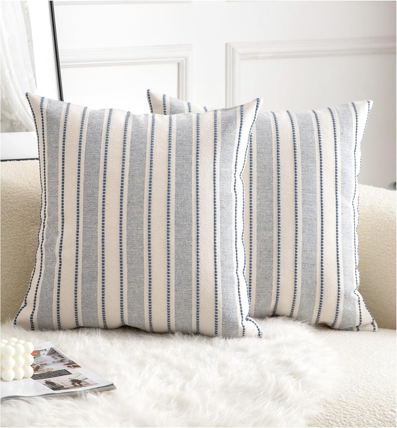 Cethom Decorative Boho Throw Pillow Covers, Farmhouse... Cethom Decorative Boho Throw Pillow Covers, Farmhouse...