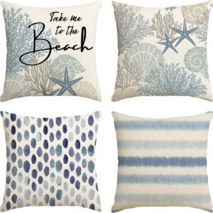 AVOIN colorlife Take Me to The Beach Summer Throw Pillow...
