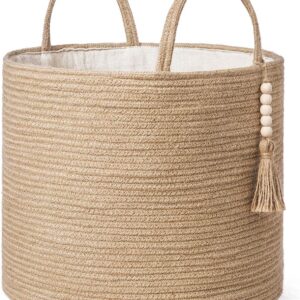 Mkono Woven Storage Basket Decorative Natural Rope...