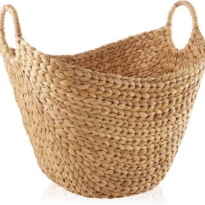 Casafield Large Laundry Boat Basket with Handles -...